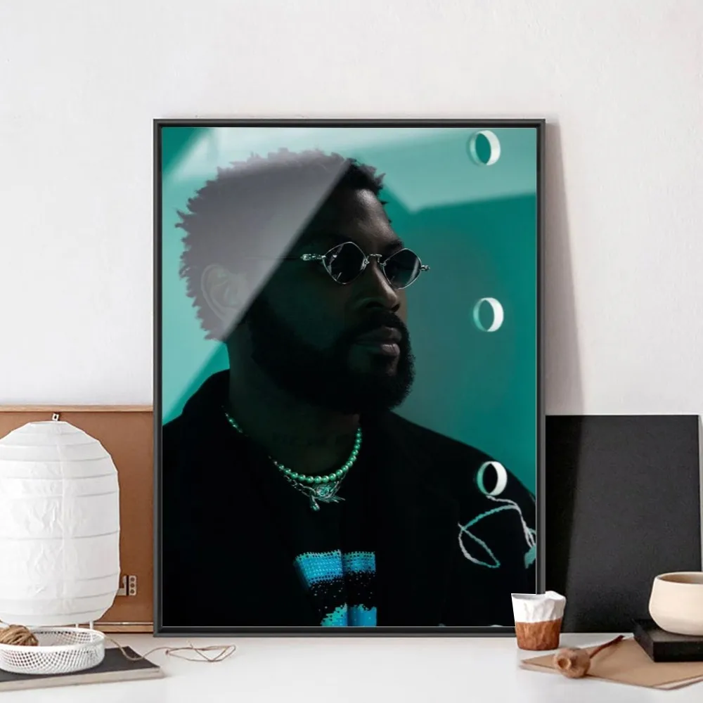 Damso Qalf Рэпер Винтажный Постер Без Рамы Craft Club Бумага В Стиле Барокко Современный