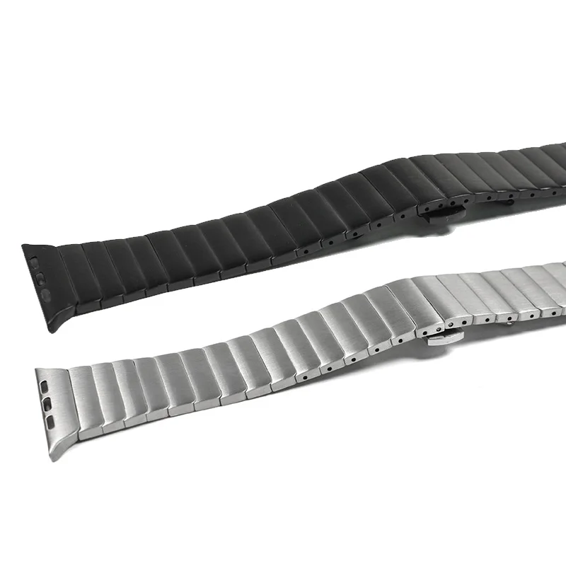 Stainless Steel Strap for Apple Watch Band 7 8 45mm 41mm Butterfly Link Bracelet IWatch Ultra 49mm 6 SE 5 44mm 40mm Accessories