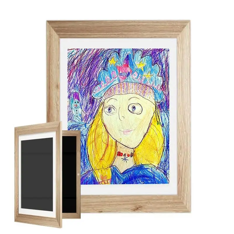

Children Art Frames Magnetic Front Open Changeable Kids Frametory Display Artwork Photos Crafts Pictures Display Home Decor