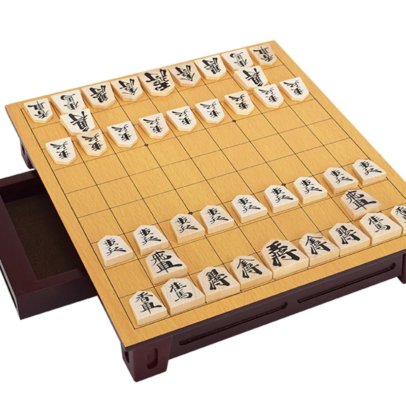 Chinese Luxury Wood Board Pieces Chess Organizer Travel Professional Top Shogi Games To Play In Family Tablero Ajedrez Chess Set