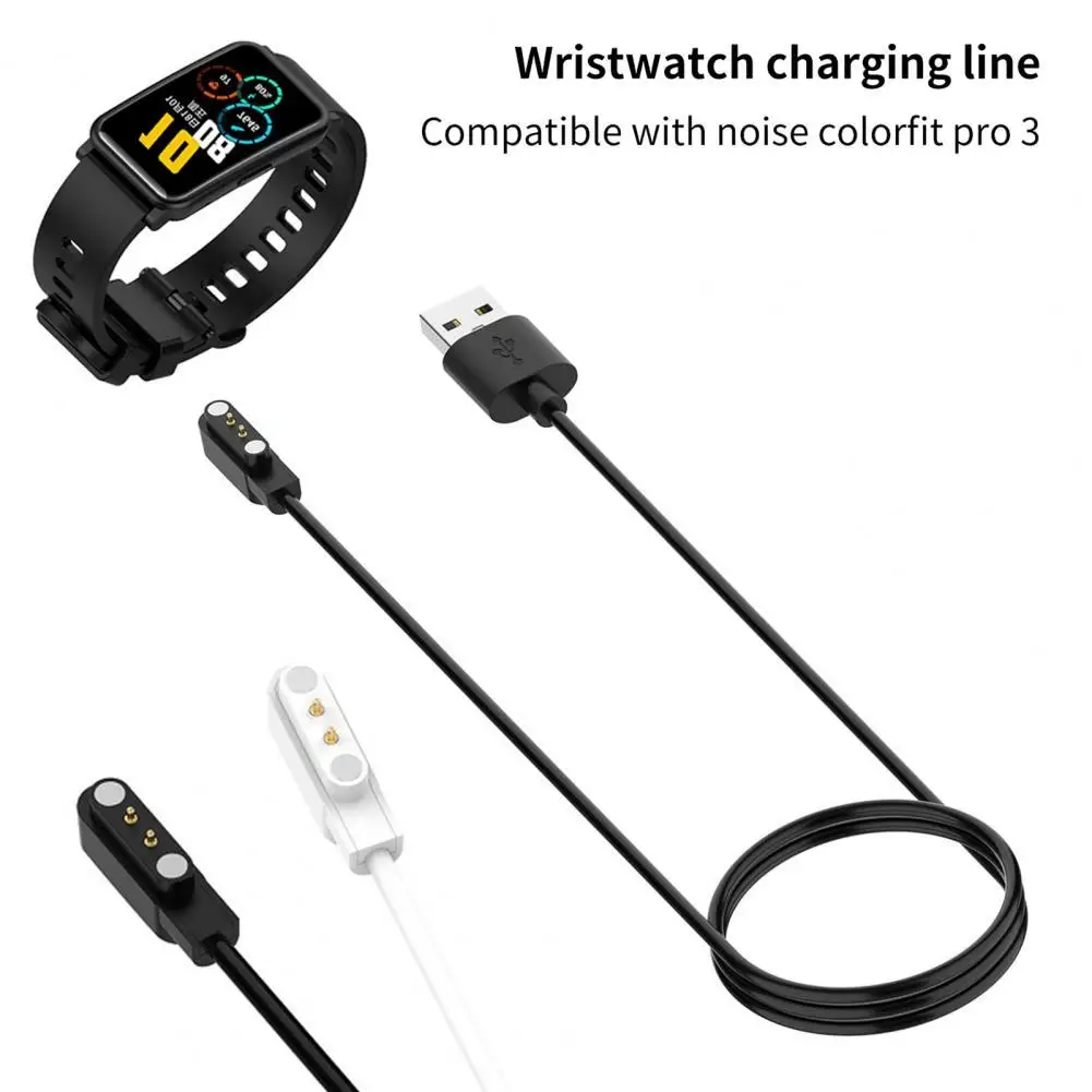 

Charger Cradle Circuit Protection Fast Charging TPE Magnetic Smart Watch Charging Cable Dock for Noise ColorFit Pro 3/Pro2/Ultra