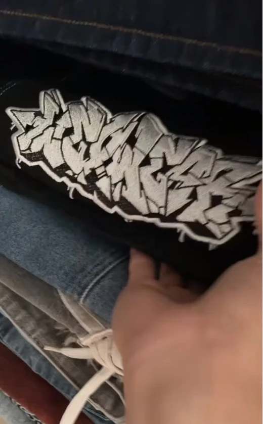 Harajuku Wexwear Y2K Джинсы мужские Уличная одежда Черные брюки-карго для скейтборда с