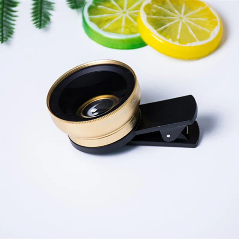 Универсальные зажимы для смартфона HD 2 в 1 микро широкоугольный зеркальный