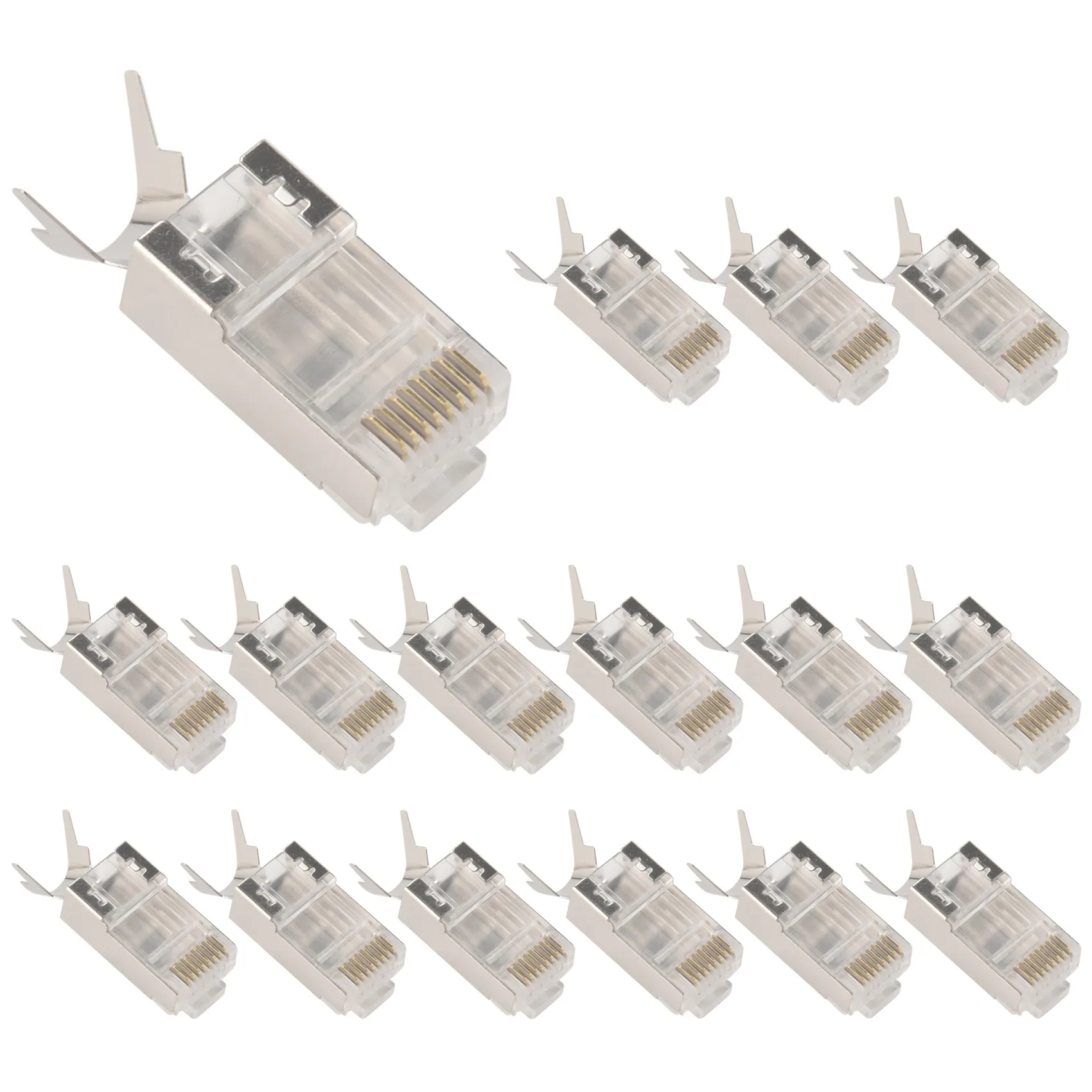 Разъем RJ45 Cat7 8P8C модульный разъем кабеля Ethernet для сети RJ 45 обжимной соединитель