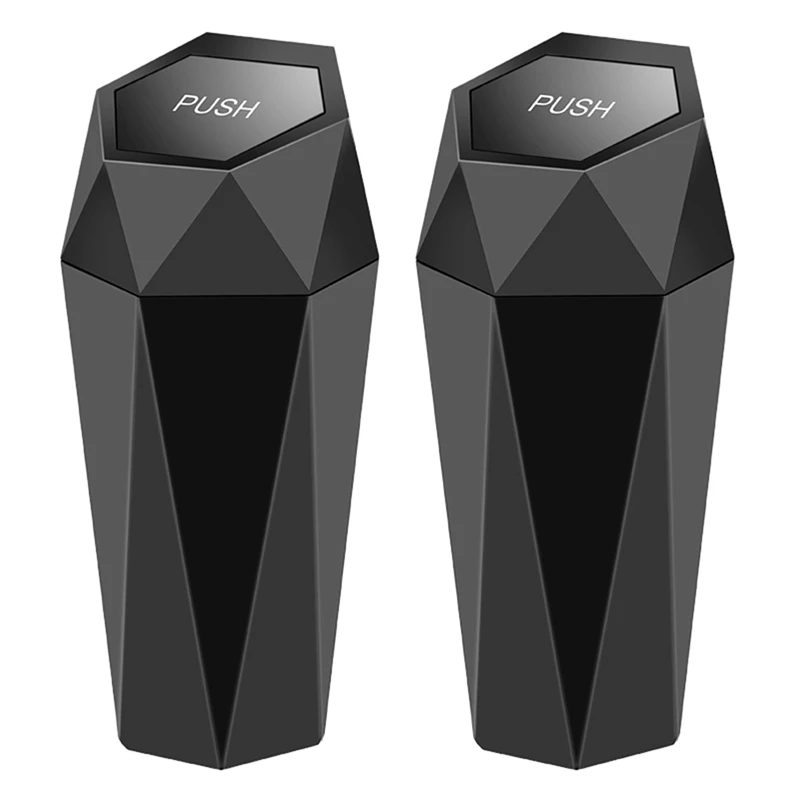 2 шт. автомобильный контейнер для мусора с крышкой