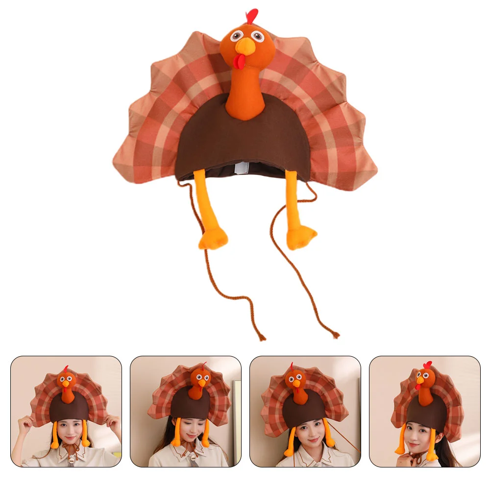 

Thanksgiving Turkey Hat Interesting Cosplay Turkey Hat Party Hat for Cosplay