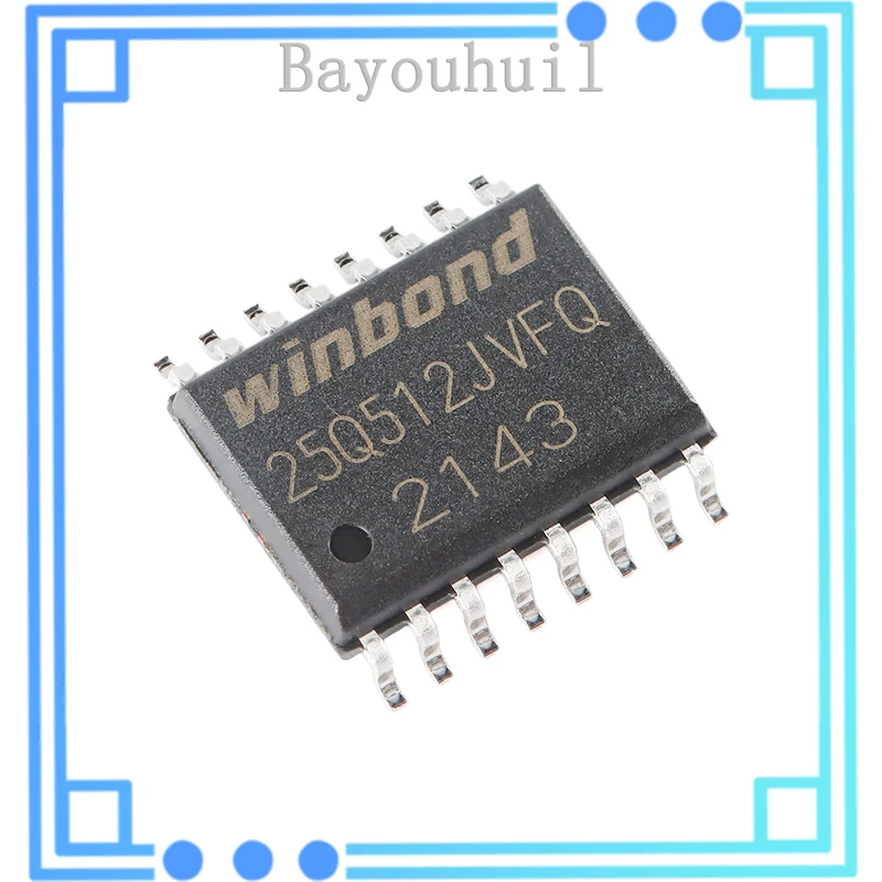 

Оригинальный аутентичный патч W25Q512JVFIQ SOIC-16 3V 512M-bit, последовательный чип флэш-памяти, 10 шт.