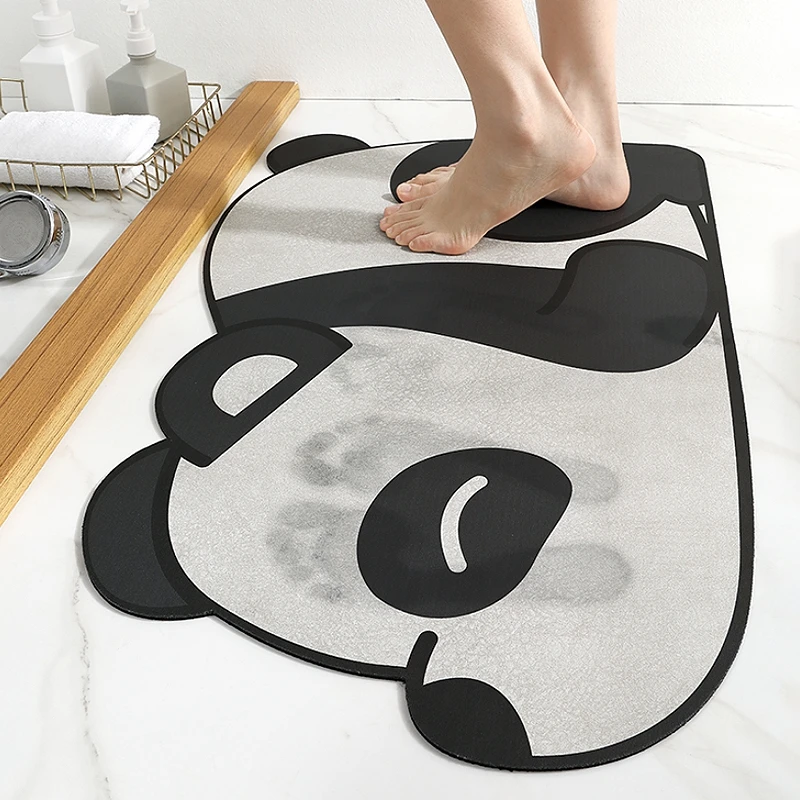 Мультяшный Придверный коврик Nappa нескользящий для гостиной ванной комнаты