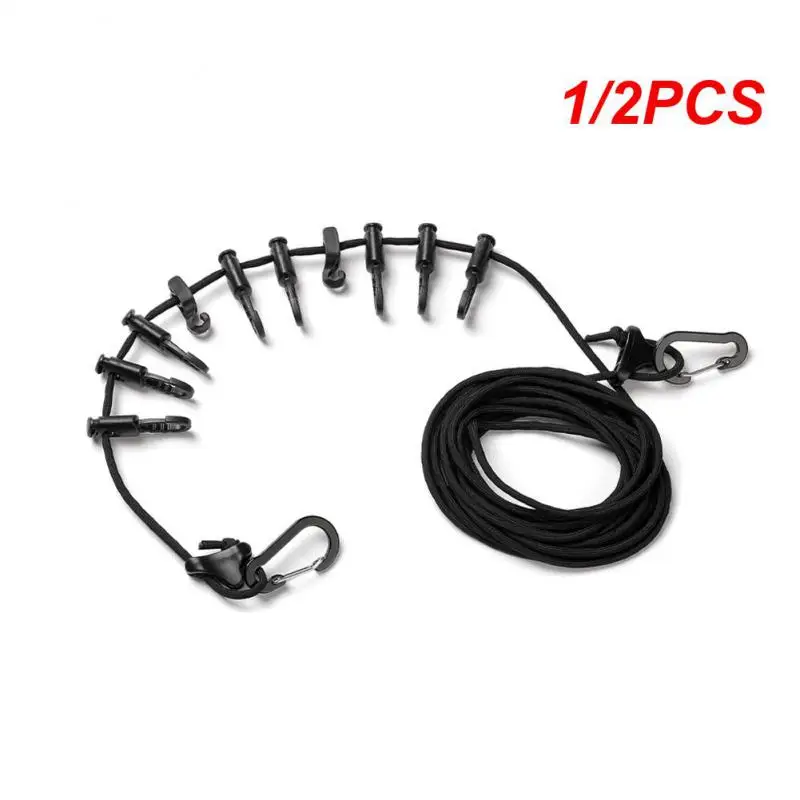 

1/2PCS Tent Pegs Canopy Hanging Cord Polyester Multi Scenario Application Strong High-quality Durable