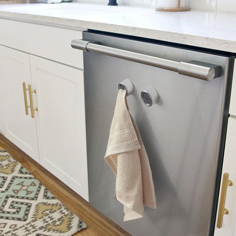 

3pcs Towel Holder Storage Racks Sucker Wall Rack Washing Cloth Rag Hook Free Punch Hanger Hand Towel Dish Rack Cleaning Tool
