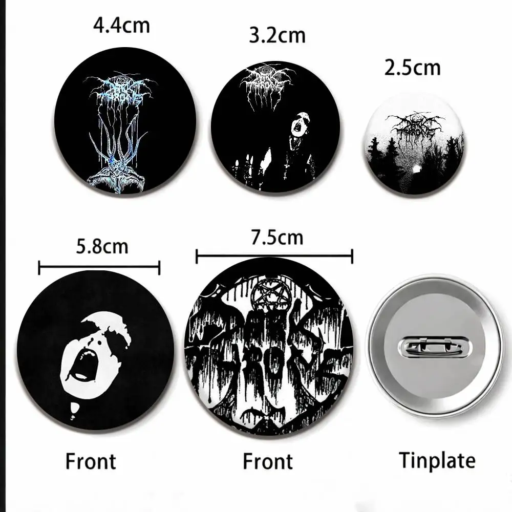 Фото Значки D-Darkthrone Band 25, 32, 44, 58, 75 мм, персонализированные круглые броши, значки, аксессуары, подарок №3