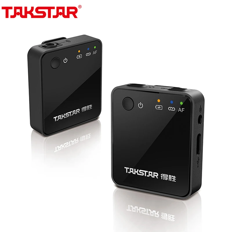 

TAKSTAR V1 Wireless Microphone Portable Video Recording Lavalier Mic For iPhone Android Phone Live Streaming Vlog Youtube