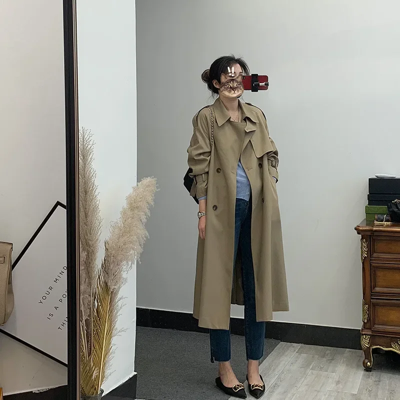 Женская куртка в британском стиле весна-осень 2023 новое миниатюрное пальто