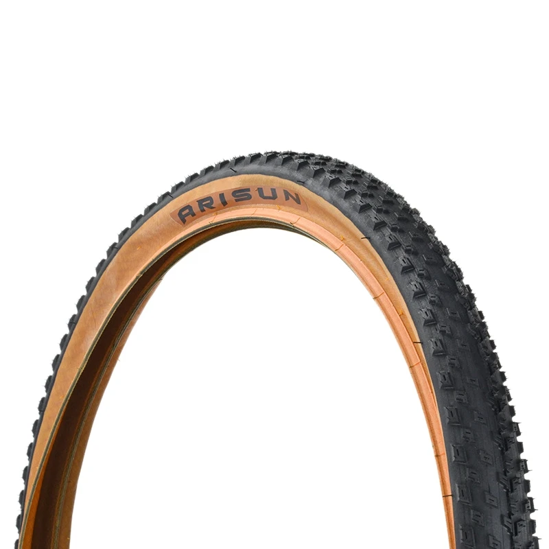 

Велосипедные шины для горного велосипеда, сверхлегкие противоскользящие стальные Проводные шины, коричневые, 23-50 фунтов на квадратный дюйм...