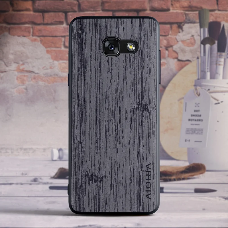 

Bamboo Like case for Samsung Galaxy A5 2017 Good touching feel anti finger print No dirty coque fundas for Samsung A5 2017