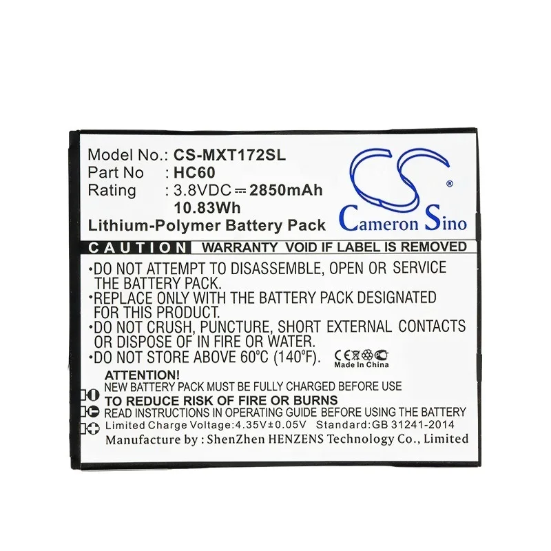 

Applicable Moto rola CS-MXT172SL mobile phone battery