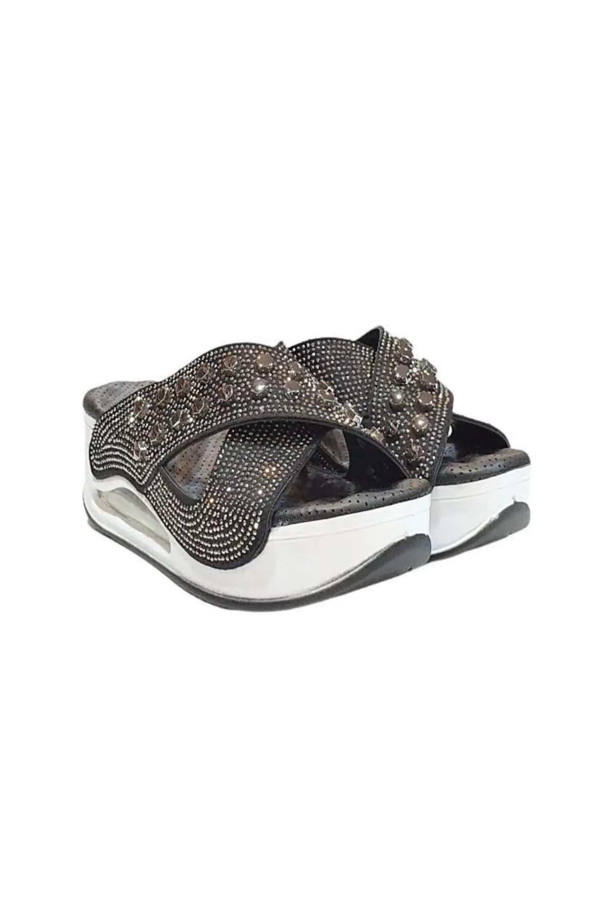 Женские кожаные шлепанцы Pierre Cardin с подкладкой из камня качественные Элегантные