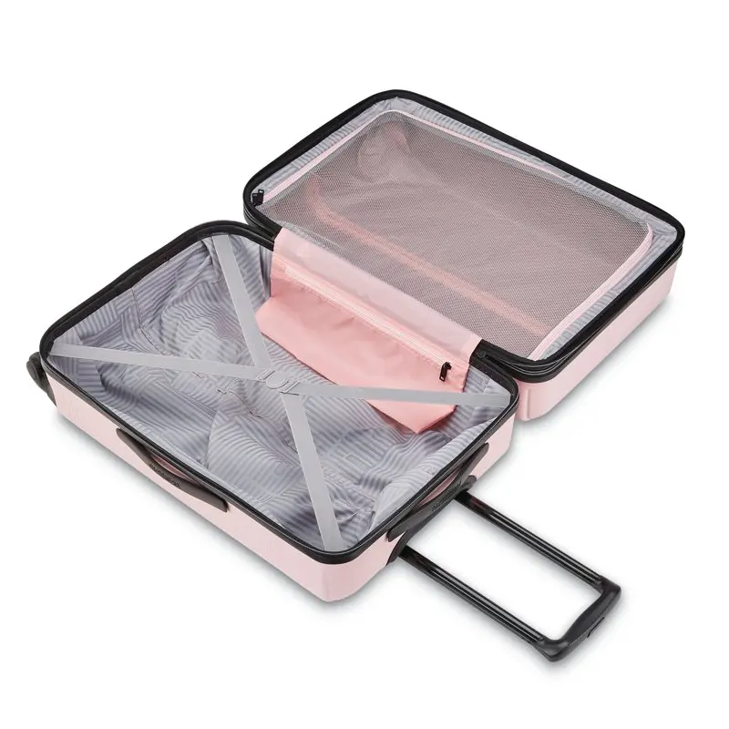 Stratum XLT 24-inch Hardside Spinner, Checked Luggage, One Piece