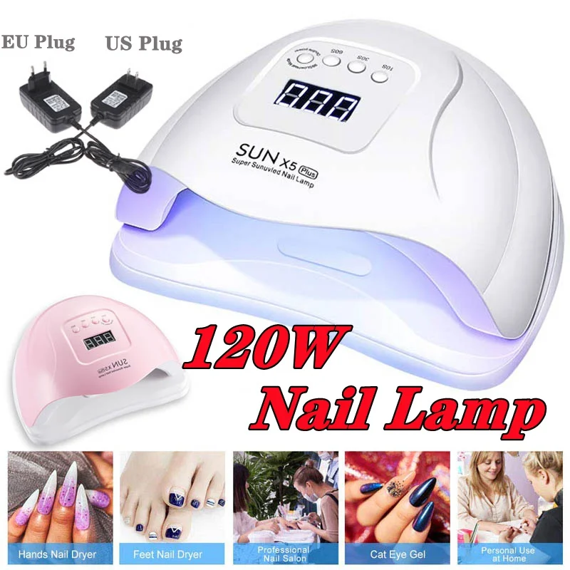 

Nail Dryer LED Nail Lamp UV Lamp for Curing Cure All Gel Nail Polish with Motion Sensing Nail & Pedicure Salon Tools