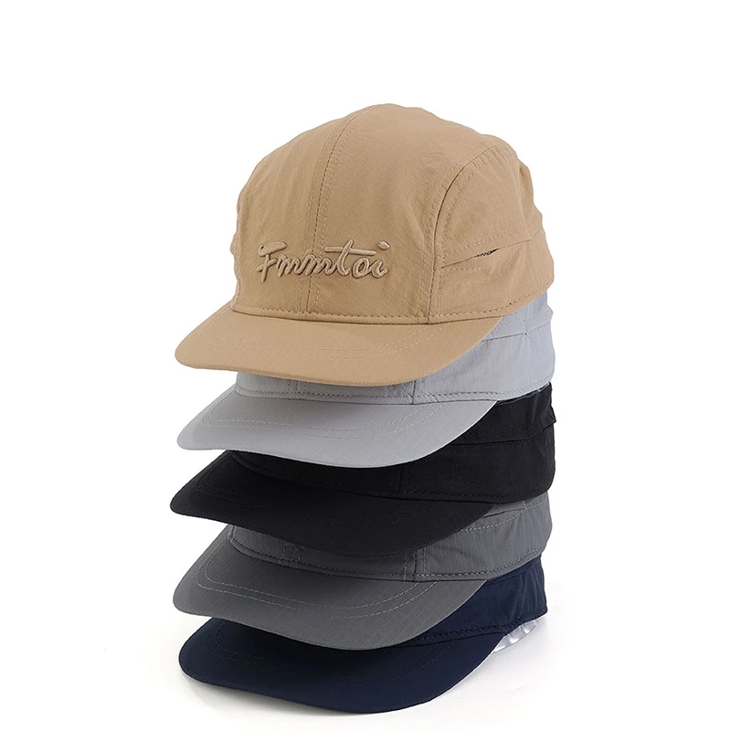 Бейсболка для мужчин и женщин быстросохнущая Кепка гольфа с короткими полями 5 см