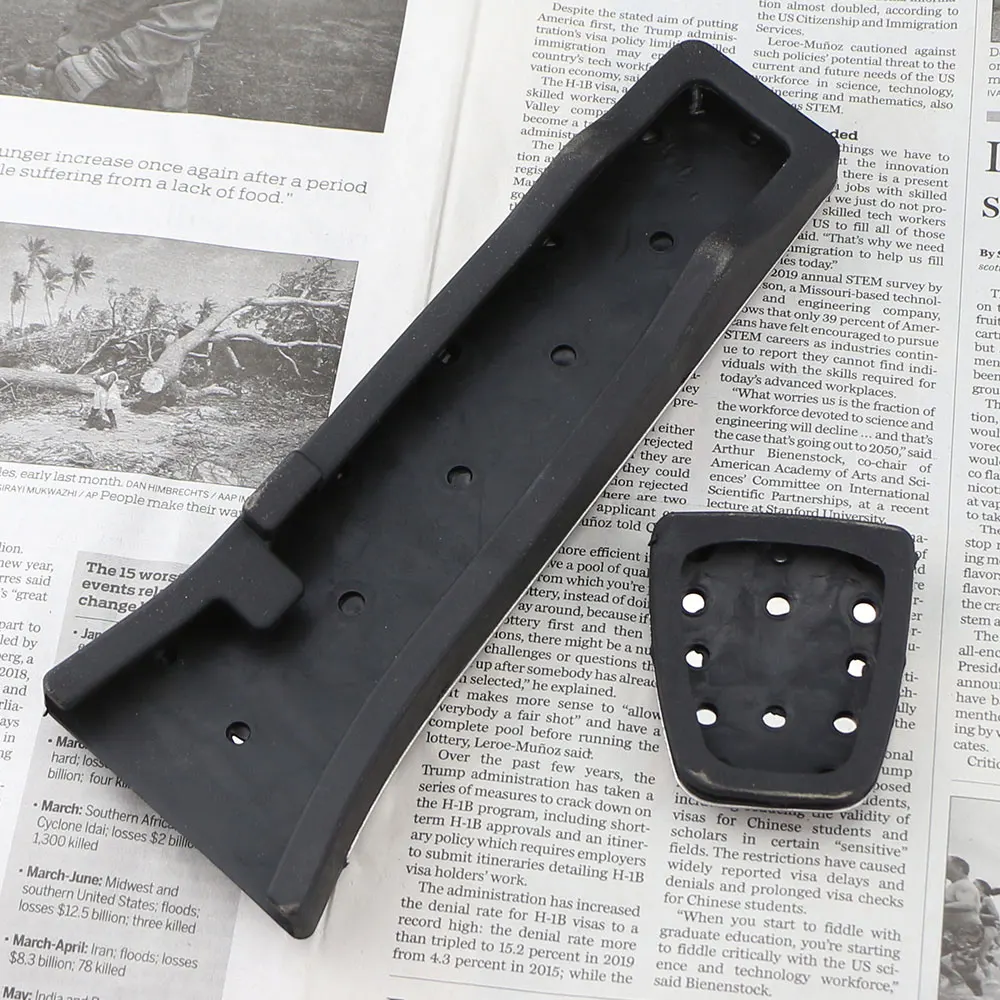 Xburstcar Авто Нержавеющая сталь чехол для педали газа тормоза автомобиля Запчасти