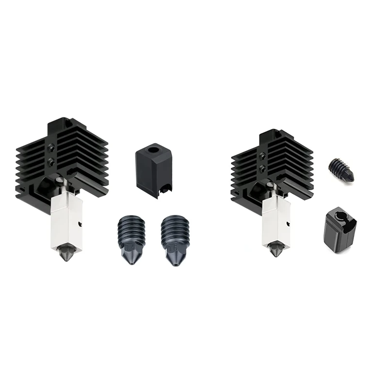 

Up To 500℃ Hightemperature Hotend Heater Block Chrome Zirconium Copper Nickel Plated Version For P1P 3D Printer