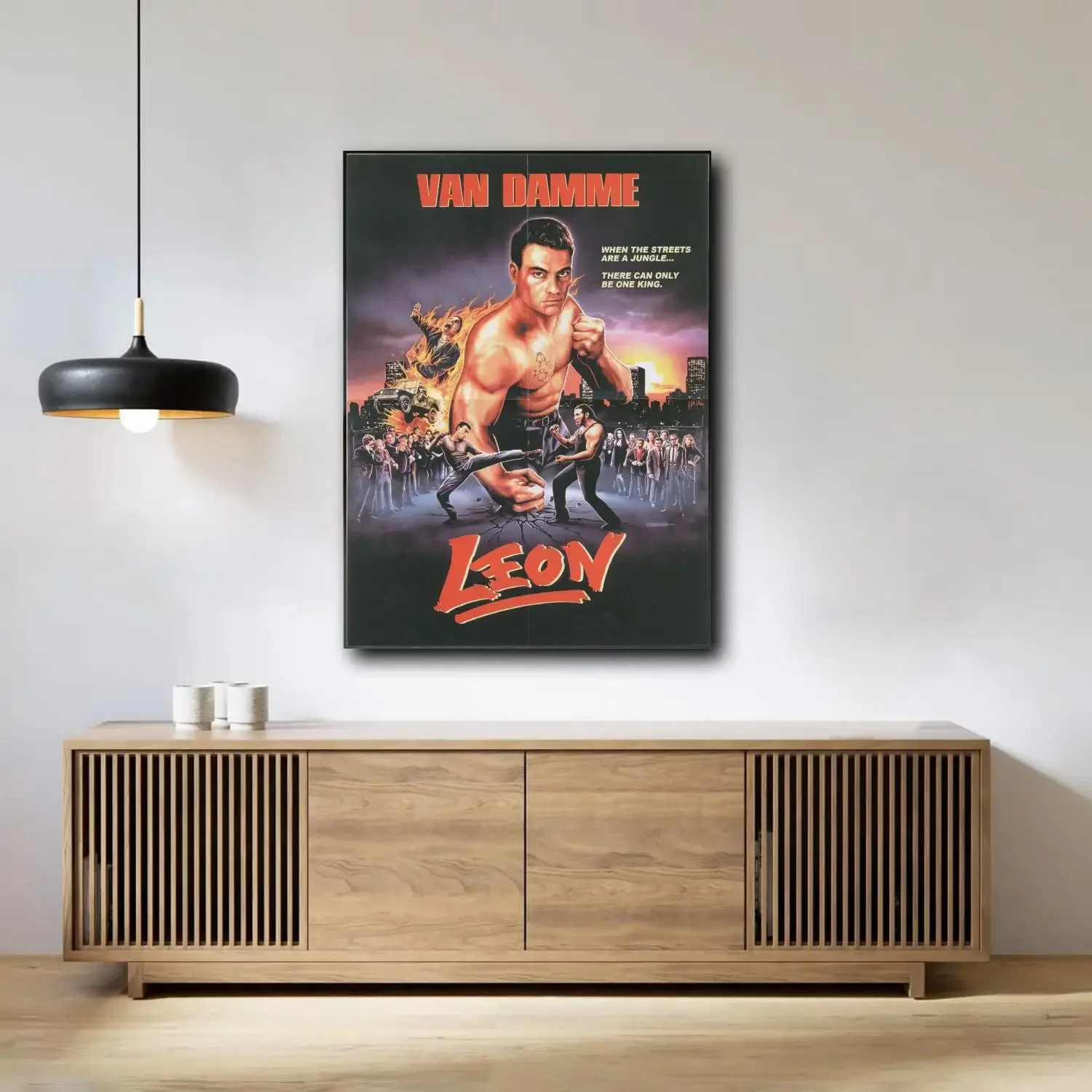 

Картина Ван Дамма на холсте