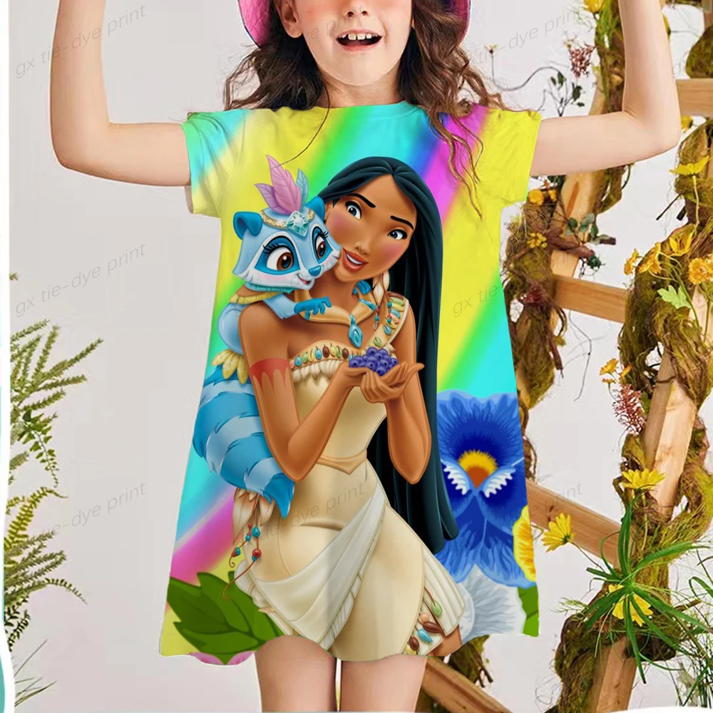 Элегантное платье-футболка с изображением Русалочки Ариэль из мультфильма -