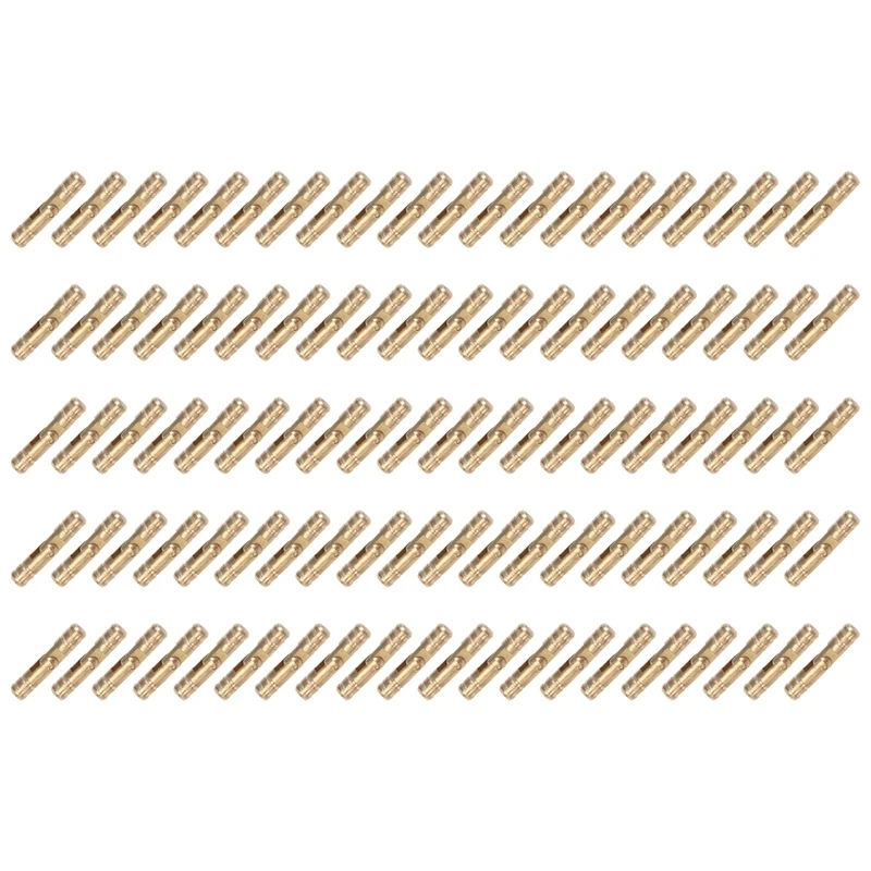 

100Pcs Brass Concealed Barrel Hinges Jewelry Wood Boxes Cabinet Invisible Furniture Hinge 4X20mm