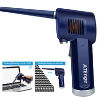 ATEnge Cordless Air Duster for Computer Compressed Gas Air Cans Keyboard Cleaner Auto Rechargeable Electric Duster Air Blower