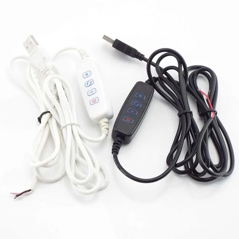 

5 в постоянного тока, светодиодный диммер, USB-порт, линия питания, затемнение, подходящий по цвету удлинитель с адаптером ПЕРЕКЛЮЧАТЕЛЯ ВКЛ./В...
