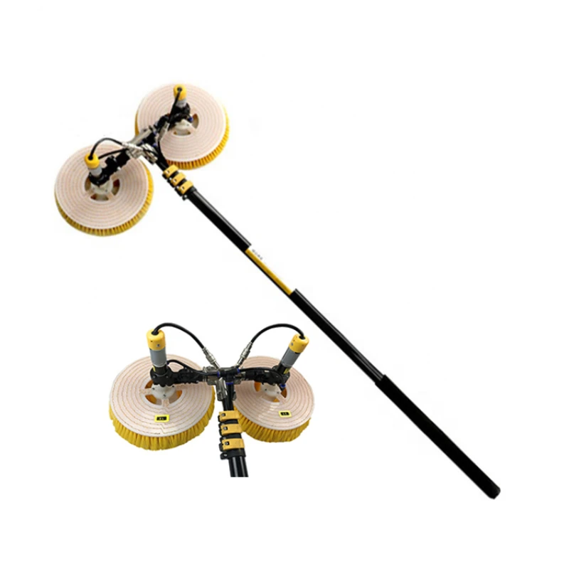 

Double Head Telescopic Role Solar Panel Cleaning Brush Used For PV panel cleaning