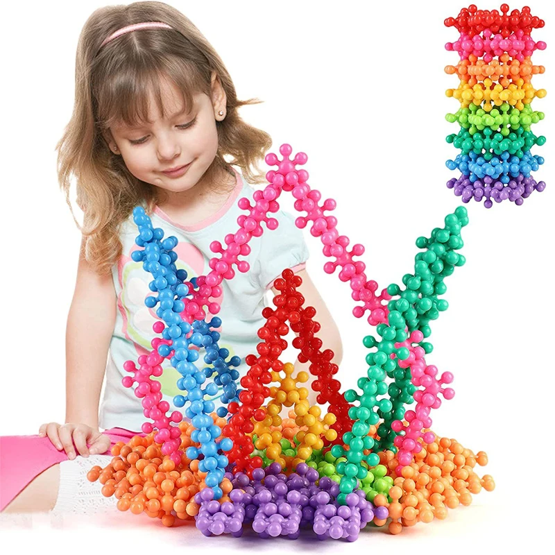 

20Pcs Flowers Interconecting Building Blocks For Kids Toys Educational Bloques Construcción Blokken Speelgoed Kinder Spielzeug
