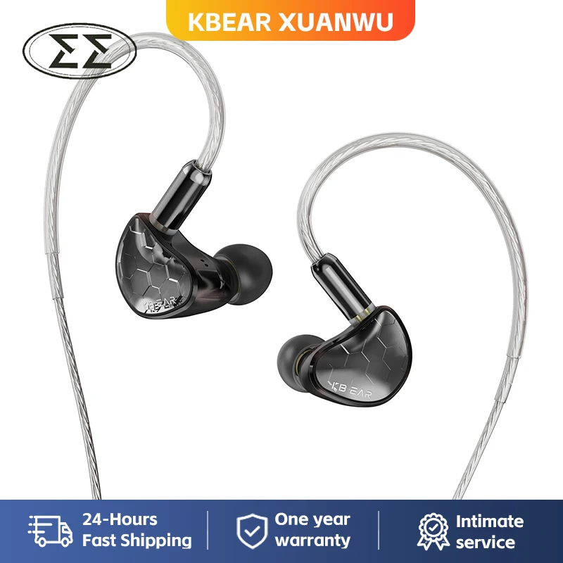 

KBEAR Xuanwu HIFI In-ear Earphone Dynamic Driver Strong Magnet 2 PIN OFC Wired Monitor Headphone Music Headset Sport Earbuds