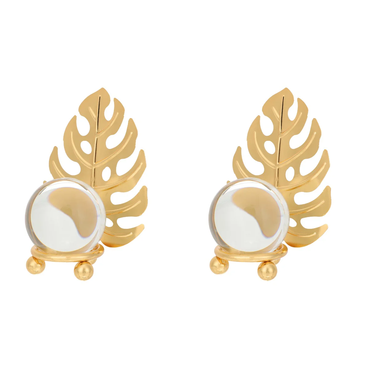 

2 Sets Crystal Stand Household Crystal Adornment Home Desktop Crystal Craft