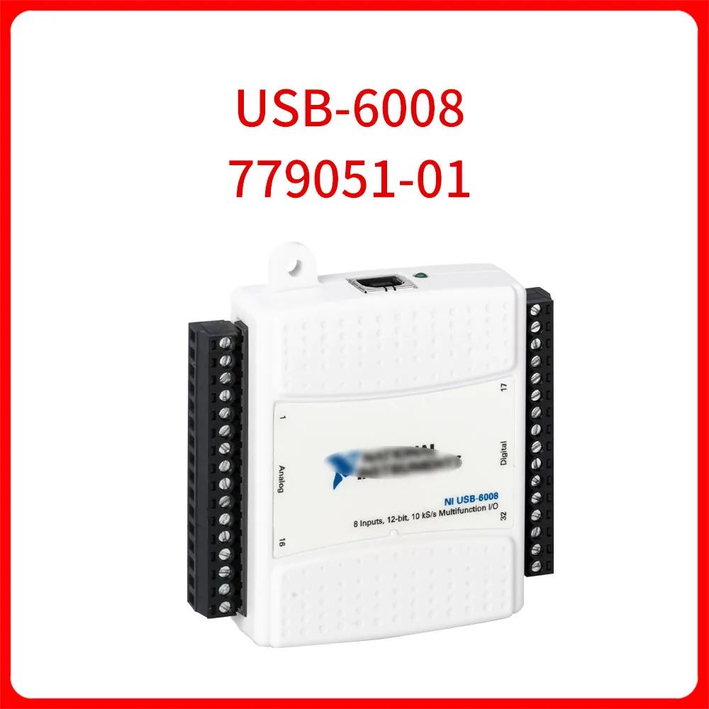 

Original USB-6008 USB Data Acquisition Card DAQ 779051-01 10 KS/s, Low-cost Multi-function DAQ Card Data Collection Card