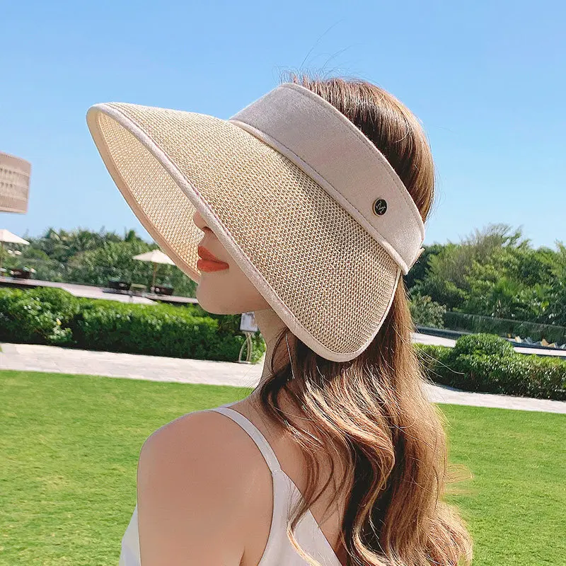 New Empty Top Hats For Women Big Brim 