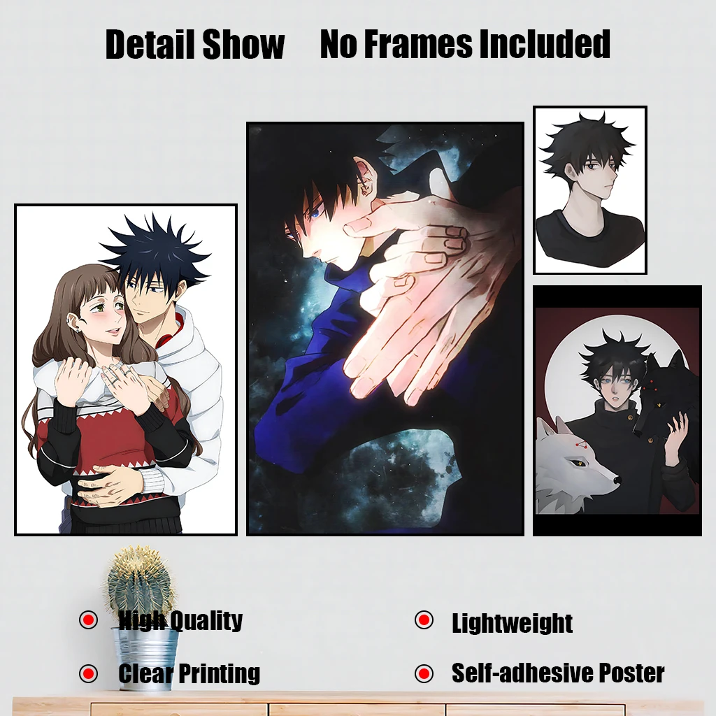 Самоклеящаяся Настенная Наклейка-фююютсу куису Megumi украшение для компьютерной