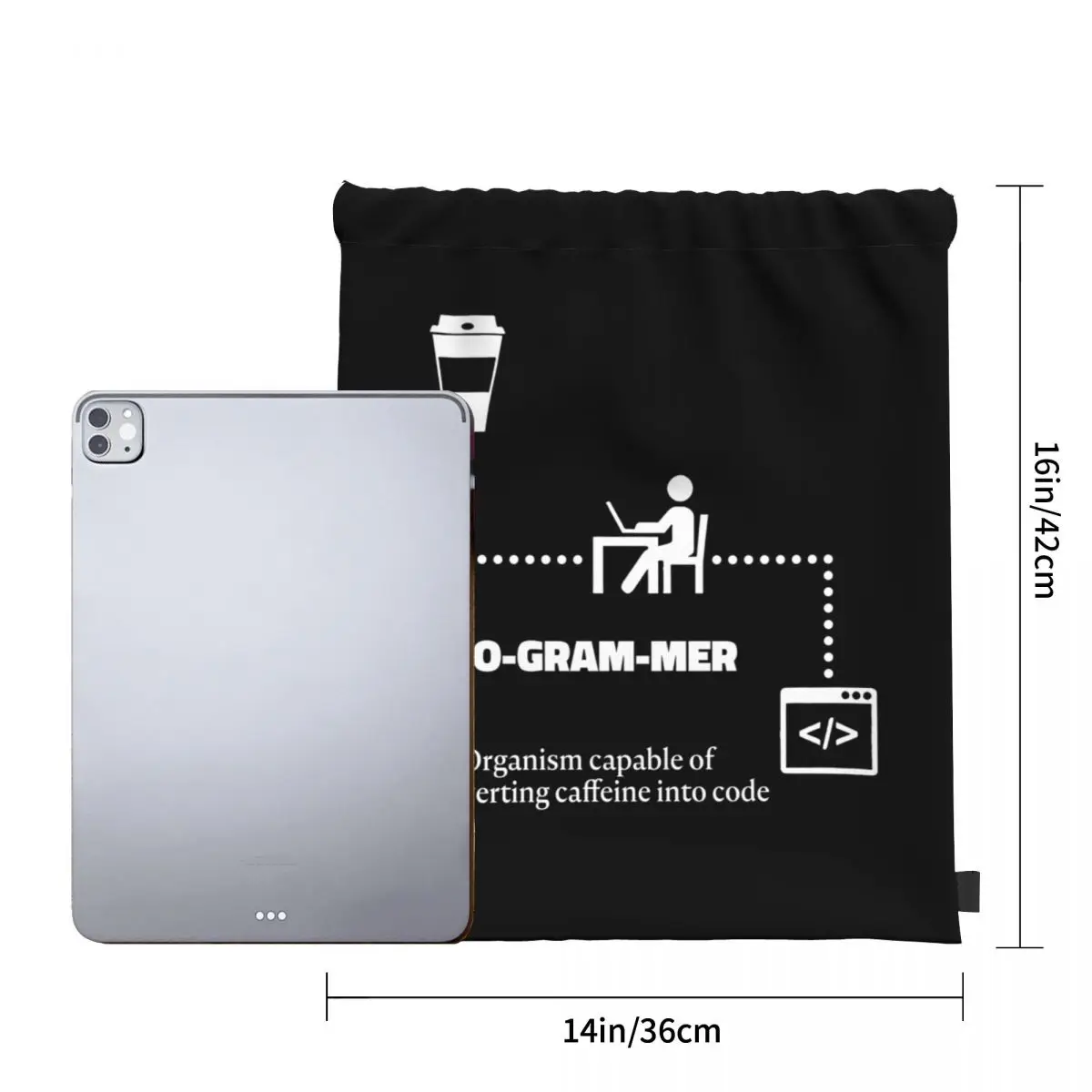 Блок-схема программатора C # Java питон оракул Html Сумки на шнурке для спортзала