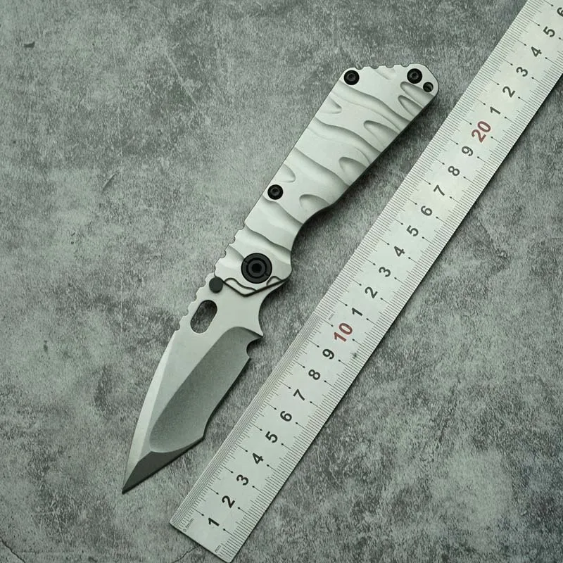 СНГ # Новое лезвие D2 ручка из титанового сплава медная прокладка открытый кемпинг