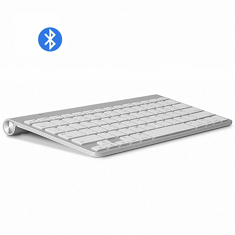 

High Quality Ultra-Slim Bluetooth Keyboard Mute Tablets and Smartphones for Apple Wireless Keyboard Style IOS Android Windows