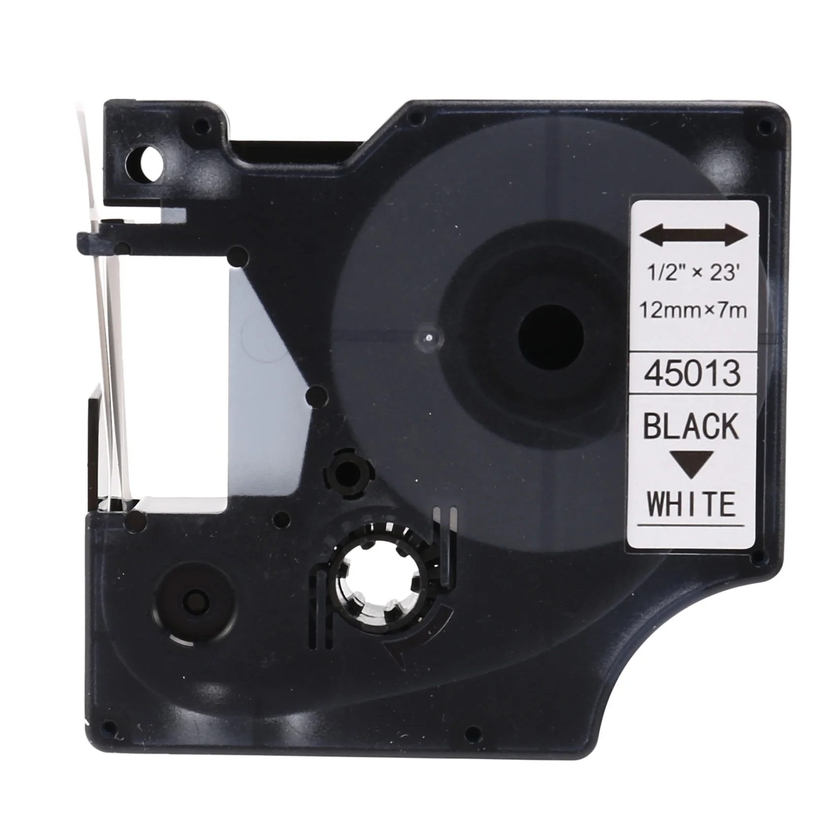 10 шт. совместимые с лентами Dymo D1 Label Maker/Tape 45013 черные на белом лентах для этикеток