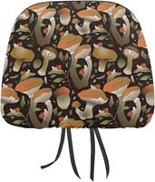 autumn forest mushroom funny cover for car seat headrest protector covers print interior accessories decorative