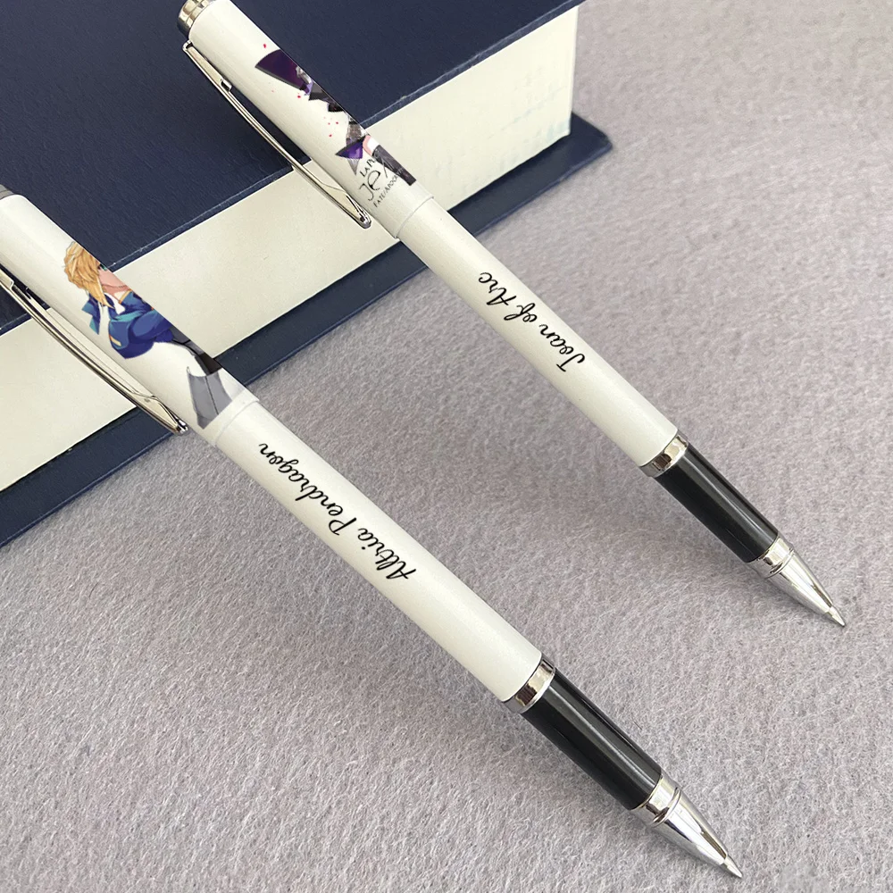 

Anime Fate Joan of Arc Black Ink Gel Pen 0.5mm Graffiti Writing Pens Kids Gift School Stationery 1041