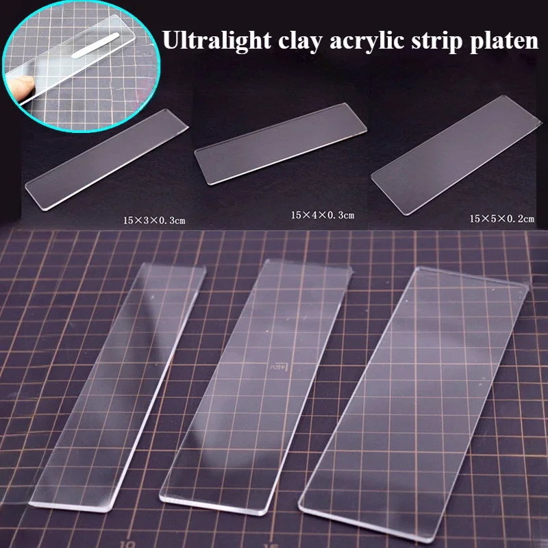 Сверхлегкий инструмент для глины пресс грязи прозрачный акриловый