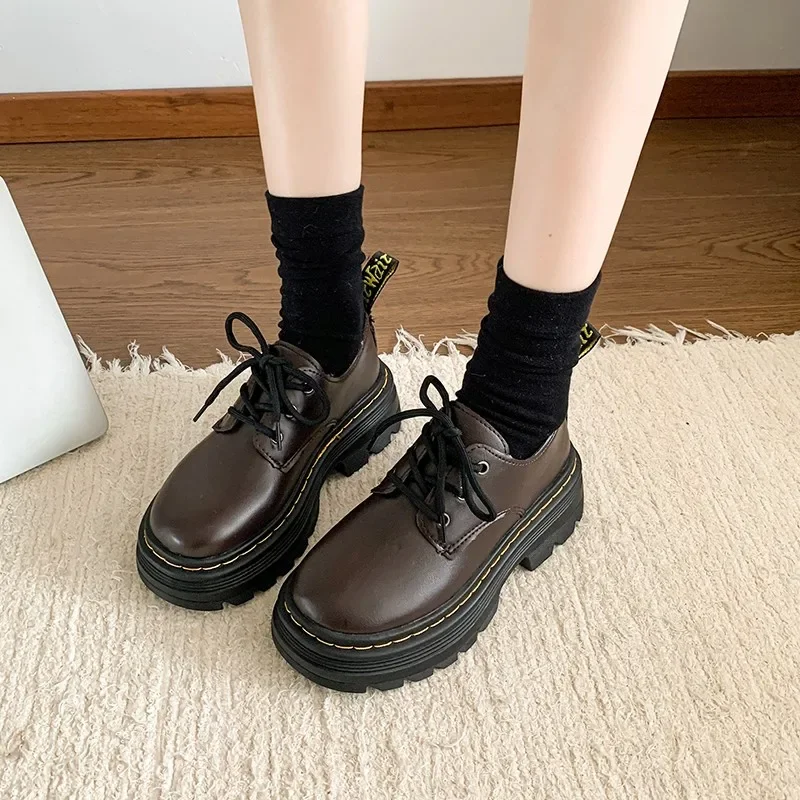 Женская обувь 2024 брендовая женская на высоком каблуке со шнуровкой спереди