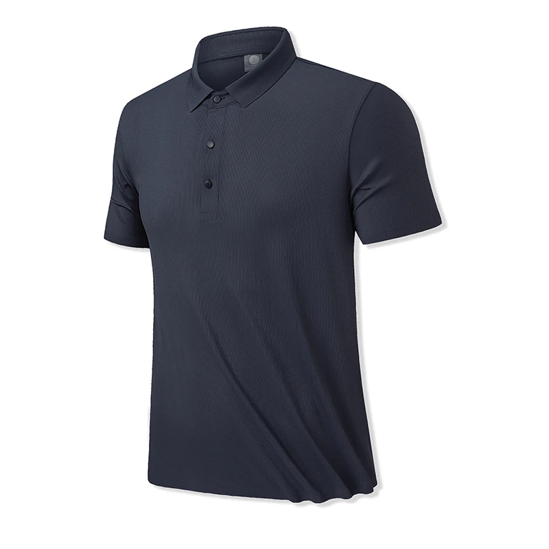 

Рубашка-поло мужская с отложным воротником, модная дышащая мягкая футболка с короткими рукавами, деловая Повседневная брендовая, лето 2023