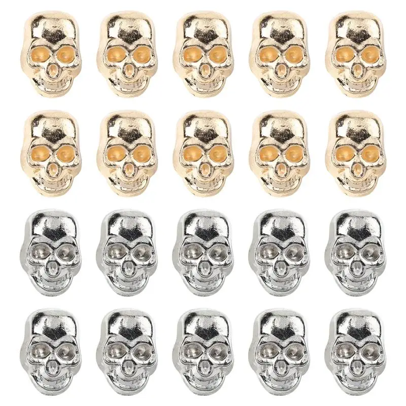 

20pcs Skull Rivets Skull Prong Studs Gothic Ghost Head Studs Shoes Bag Rivets Rivet Punk Skull Rivet Accessories