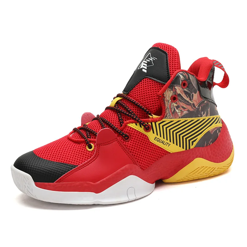 

FEDEX F22 Men and Women’s High-top Net Blazing Color Fashionable Anti-skidding Teenager Athletic Large Size Sneakers