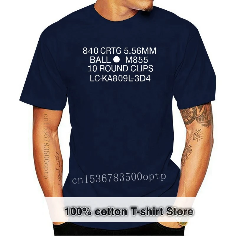 

5,56 AR15 M16 жестянка с боеприпасами Shoot T Shirt